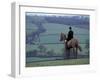 Man on horse, Leicestershire, England-Alan Klehr-Framed Photographic Print