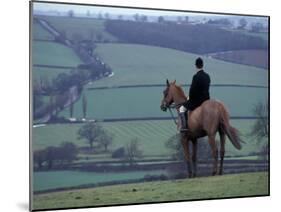 Man on horse, Leicestershire, England-Alan Klehr-Mounted Photographic Print
