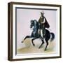 Man on Horseback from Voyages of Louis M a Du Petit-Thouars, 1837-39-null-Framed Giclee Print