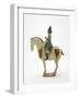 Man on Horseback, Tang Dynasty, C.700-750-null-Framed Giclee Print