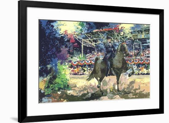 Man on Horseback-Wayland Moore-Framed Serigraph