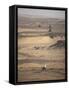 Man on Mule-Back Traverses the Desert around the Ancient City of Old Dongola, Sudan, Africa-Mcconnell Andrew-Framed Stretched Canvas