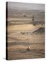 Man on Mule-Back Traverses the Desert around the Ancient City of Old Dongola, Sudan, Africa-Mcconnell Andrew-Stretched Canvas