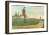 Man on Penny-Farthing-null-Framed Art Print