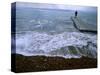 Man on Pier, Dead Sea, Jordan-Cindy Miller Hopkins-Stretched Canvas