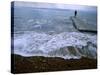 Man on Pier, Dead Sea, Jordan-Cindy Miller Hopkins-Stretched Canvas