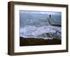 Man on Pier, Dead Sea, Jordan-Cindy Miller Hopkins-Framed Photographic Print