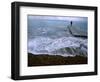 Man on Pier, Dead Sea, Jordan-Cindy Miller Hopkins-Framed Photographic Print