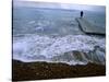 Man on Pier, Dead Sea, Jordan-Cindy Miller Hopkins-Stretched Canvas