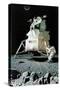 Man on the Moon (or United Stated Space Ship on the Moon)-Norman Rockwell-Stretched Canvas