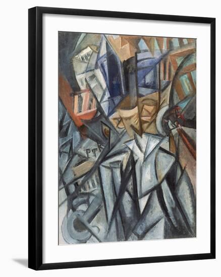 Man on the Street (Analysis of Volume), 1913-Olga Vladimirovna Rozanova-Framed Giclee Print