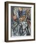 Man on the Street (Analysis of Volume), 1913-Olga Vladimirovna Rozanova-Framed Giclee Print