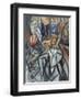 Man on the Street (Analysis of Volume), 1913-Olga Vladimirovna Rozanova-Framed Giclee Print