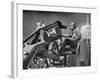 Man Operating Television Camera-Al Fenn-Framed Photographic Print