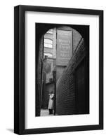 Man outside Ye Olde Mitre Tavern-Philip Gendreau-Framed Photographic Print