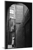 Man outside Ye Olde Mitre Tavern-Philip Gendreau-Mounted Photographic Print