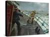 Man Overboard (Oil on Canvas)-Christian Krohg-Stretched Canvas