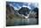 Man Paddle Boards Using Inflatable SUP, Colchuck Lake Alpine Lakes Wilderness Of The Cascade Range-Ben Herndon-Framed Photographic Print