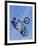 Man Performing Trick on a Bicycle-null-Framed Photographic Print