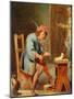 Man Playing a Fiddle, 1800-50-David the Younger Teniers-Mounted Giclee Print