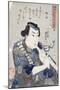 Man Playing a Flute-Kuniyoshi Utagawa-Mounted Giclee Print