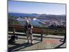 Man Playing a Saxophone at Morne Fortune, with a View Over Castries, St. Lucia, West Indies-Yadid Levy-Mounted Photographic Print