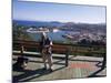 Man Playing a Saxophone at Morne Fortune, with a View Over Castries, St. Lucia, West Indies-Yadid Levy-Mounted Photographic Print