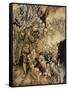 Man Playing Flute to Gnomes-Arthur Rackham-Framed Stretched Canvas