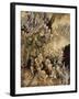 Man Playing Flute to Gnomes-Arthur Rackham-Framed Art Print