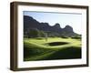 Man Playing Golf on Course-Ryan Mcvay-Framed Photographic Print