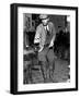 Man Playing Quoits, Like Horse Shoes, in an English Pub-Hans Wild-Framed Photographic Print