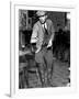 Man Playing Quoits, Like Horse Shoes, in an English Pub-Hans Wild-Framed Photographic Print