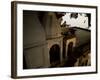 Man Playing Sarod on Terrace, India-John Henry Claude Wilson-Framed Photographic Print