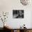 Man Playing Table Skittles in an English Pub-null-Mounted Photographic Print displayed on a wall