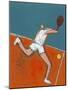 Man Playing Tennis-Marie Bertrand-Mounted Giclee Print