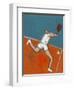 Man Playing Tennis-Marie Bertrand-Framed Giclee Print