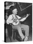 Man Playing the Banjo Onstage at the Grand Ole Opry-Ed Clark-Stretched Canvas