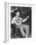 Man Playing the Banjo Onstage at the Grand Ole Opry-Ed Clark-Framed Photographic Print