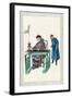 Man Playing the Zheng-null-Framed Giclee Print