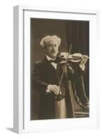 Man Playing Violin-null-Framed Art Print