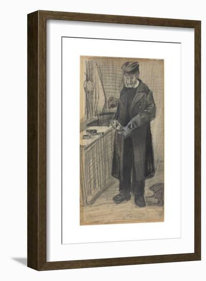 Man Polishing a Boot, 1882-Vincent van Gogh-Framed Giclee Print