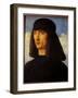 Man Portrait, 15Th Century (Oil on Wood)-Giovanni Bellini-Framed Giclee Print