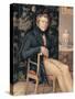 Man Portrait in An Interior-Molteni Giuseppe-Stretched Canvas