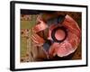 Man Prays at At Sunni Muslim Um Al-Qura Mosque in Baghdad, Iraq-null-Framed Photographic Print