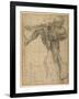 Man Pulling on a Rope, His Left Leg Rehearsed a Second Time-Lodovico Carracci-Framed Giclee Print