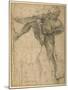 Man Pulling on a Rope, His Left Leg Rehearsed a Second Time-Lodovico Carracci-Mounted Giclee Print