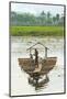 Man Punting Bamboo Raft on Situ Cangkuang Lake at This Village known for its Temple-Rob-Mounted Photographic Print