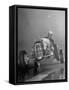 Man Racing in the Midget Auto Race-Ralph Morse-Framed Stretched Canvas