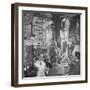 Man Reading About Election Straw Votes at Harry's New York Bar-Yale Joel-Framed Photographic Print