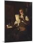 Man Reading by Candlelight, 1805-08 (Oil on Canvas)-Rembrandt Peale-Mounted Giclee Print